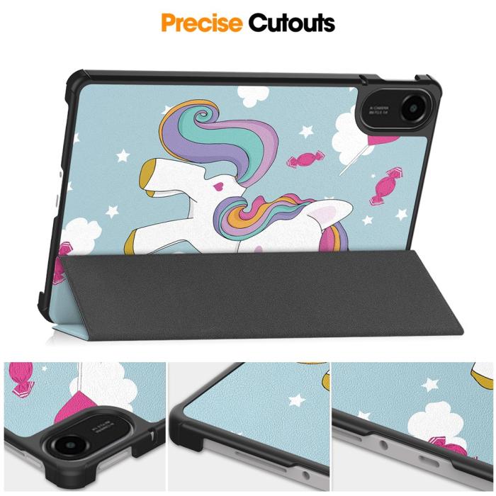 Bild 6,  Xiaomi Redmi Pad 2 Fodral Tri-Fold Enhörning