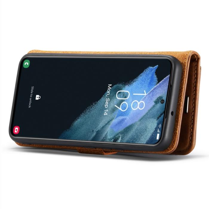 Bild 3, DG.MING DG.MING Galaxy S24 2in1 Magnet Fodral / Skal Brun