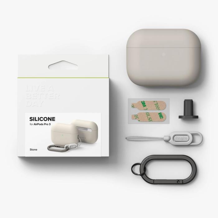 Bild 6, Ringke Ringke AirPods Pro 3 Skal Silikon Stone