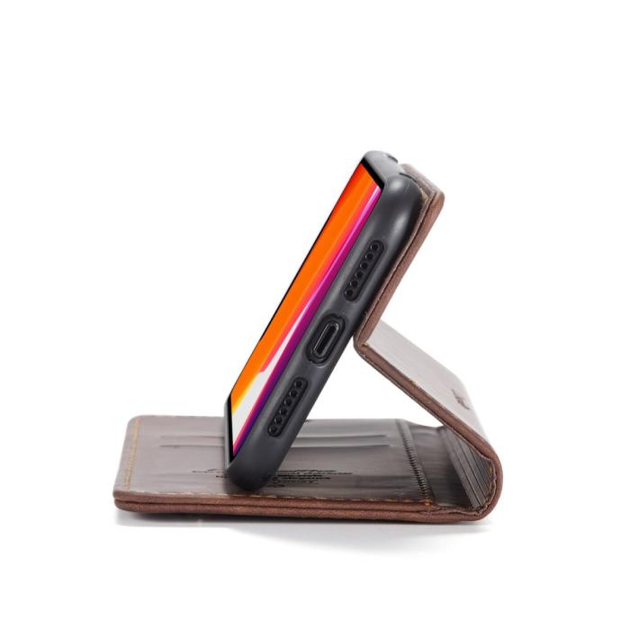 Bild 5, CASEME iPhone 11 - CASEME Plånboksfodral - Brun