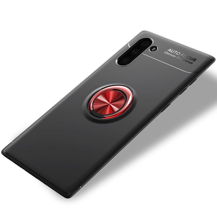 Bild 2,  Samsung Galaxy Note 10 - Ring Skal - Svart/Röd