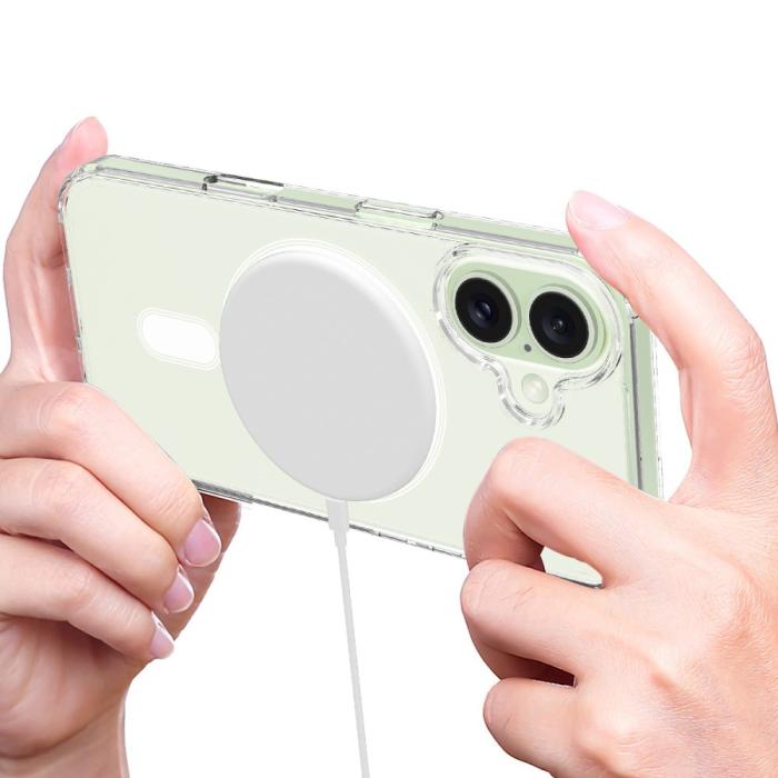 Bild 5,  iPhone 16 Skal MagSafe Akryl/TPU Transparent