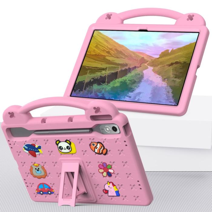 Bild 4,  Lenovo Tab P12 Skal EVA För Barn Ljus Rosa