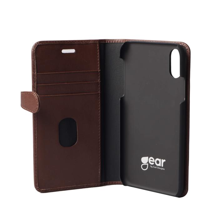 Bild 3, Buffalo Buffalo iPhone Xs Max Fodral 2in1 Äkta Läder Brun