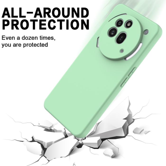 Bild 5,  Nothing Phone 3a Pro Skal Liquid Silikon Med Strap Grön