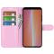  Sony Xperia 5 V Fodral Litchi Textur Ljus Rosa