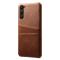 KSQ KSQ Samsung Galaxy S23 Plus Skal Med 2 Kortfack Brun