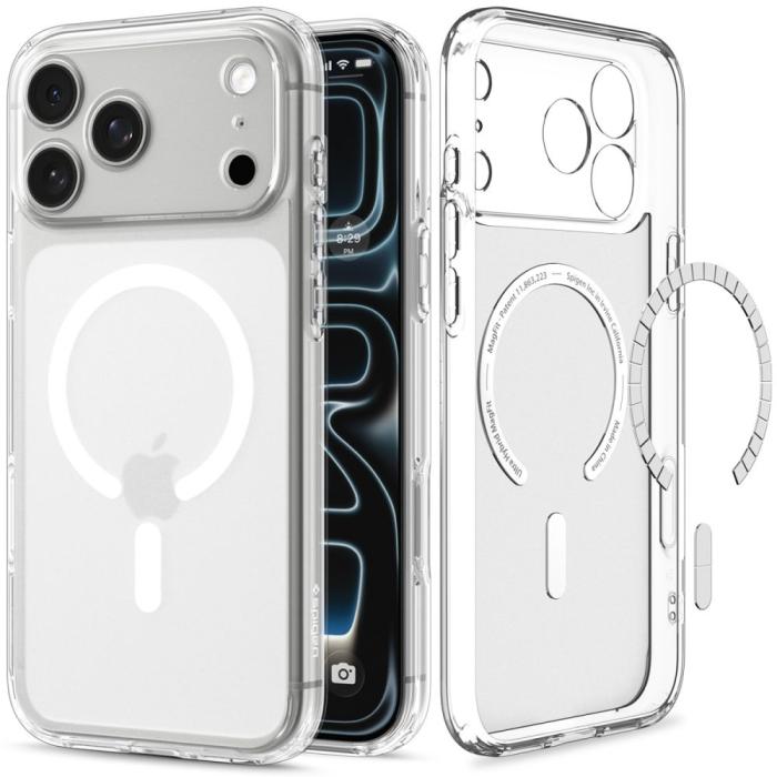 Bild 2, Spigen Spigen iPhone 18 Pro / 17 Pro Skal MagSafe Ultra Vit