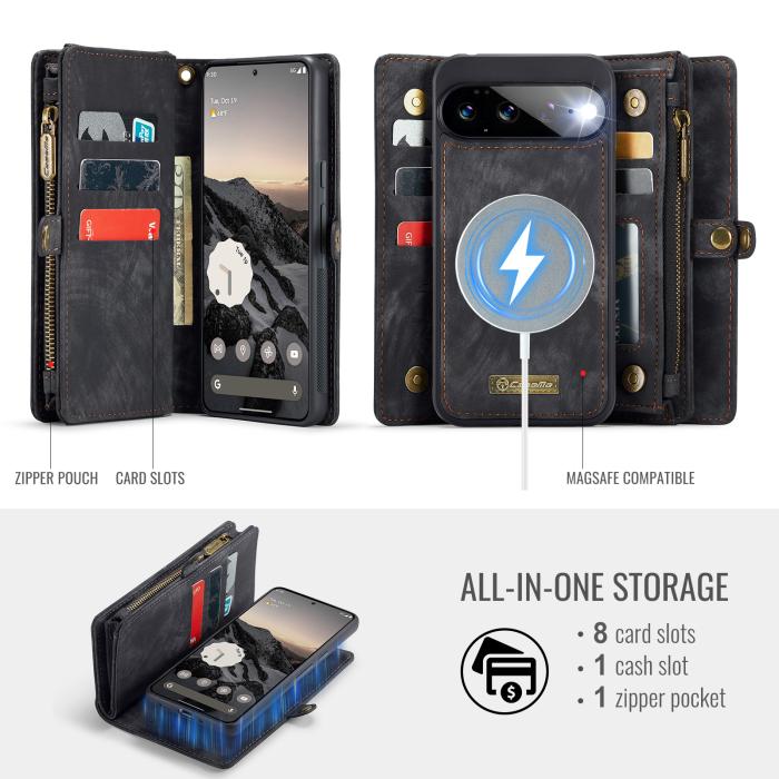 Bild 3, CASEME CASEME Google Pixel 11 Pro XL Fodral 2in1 Multifunktionell