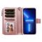  iPhone 13 Pro Max Fodral/Skal 2in1 Magnet Multifunktionellt Roséguld