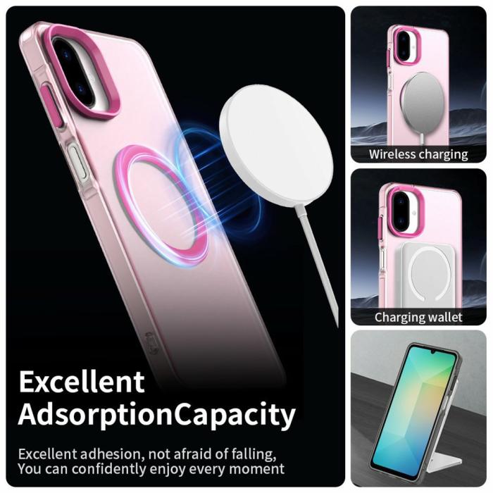 Bild 2,  Samsung Galaxy A07 Skal MagSafe Hybrid Rosa