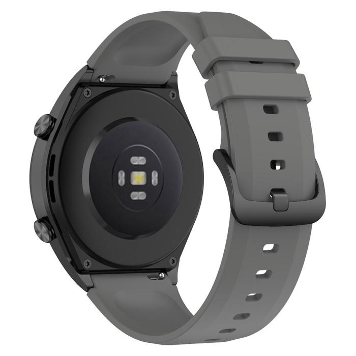 Bild 3,  Silikon Armband Smartwatch (22 mm) Grå