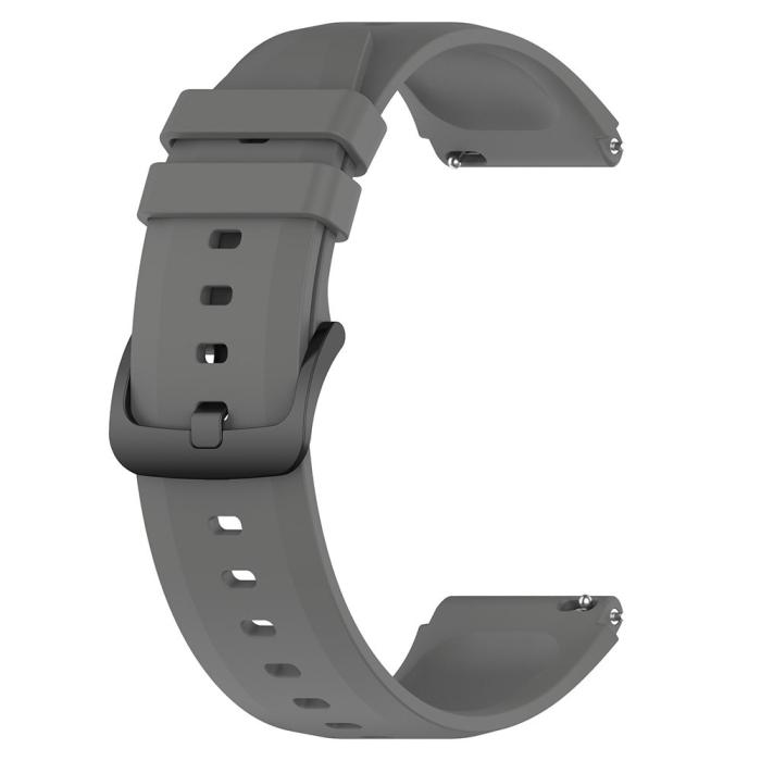 Bild 4,  Silikon Armband Smartwatch (22 mm) Grå