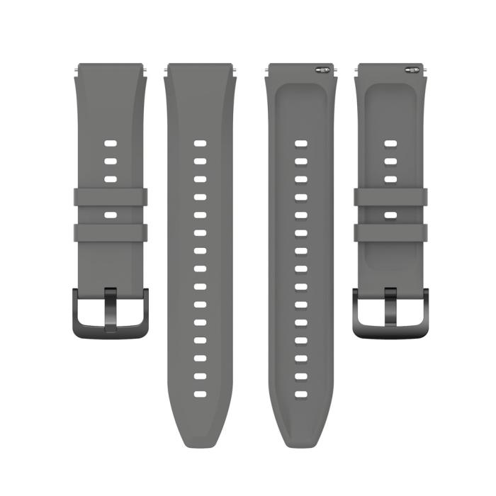 Bild 6,  Silikon Armband Smartwatch (22 mm) Grå