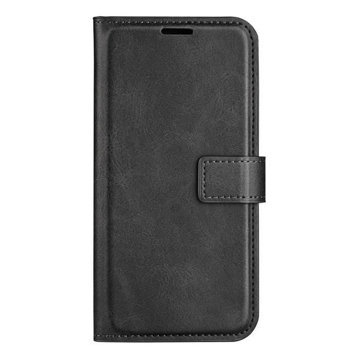 Bild 2,  Motorola Moto G71 Fodral Solid Läder Svart