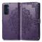  Samsung Galaxy A16 Fodral Med Mandala Tryck Lila