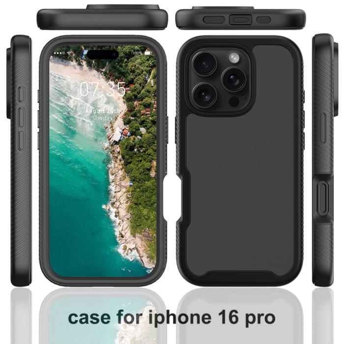 Bild 6,  iPhone 16 Pro Skal 360 Hybrid Defence Svart