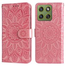  Motorola Edge 70 Fodral Mandala L&auml;der Rosa