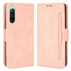  Sony Xperia 10 V Fodral Med Avtagbart Kortfodral Rosa