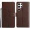  Samsung Galaxy S23 Ultra Fodral Med Tryck Brun