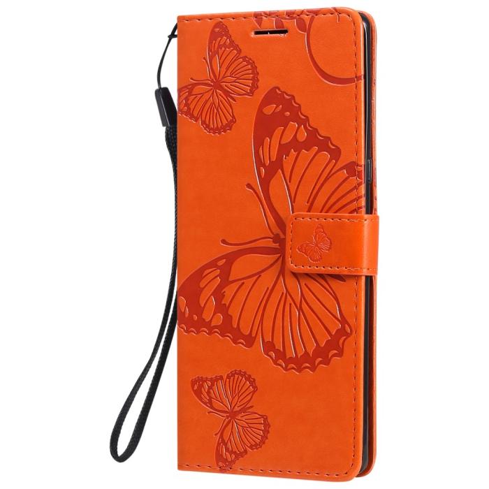 Bild 2,  Sony Xperia 1 III - Butterfly Läder Fodral - Orange