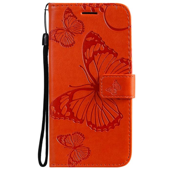 Bild 4,  Sony Xperia 1 III - Butterfly Läder Fodral - Orange