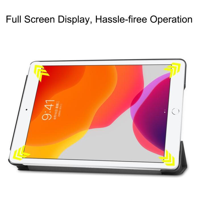 Bild 4,  iPad 10.2 2019/2020/2021 Fodral Tri-Fold Svart