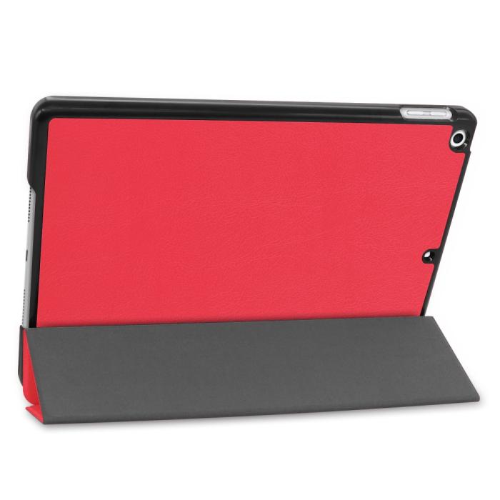 Bild 5,  iPad 10.2 2019/2020/2021 Fodral Tri-Fold Röd