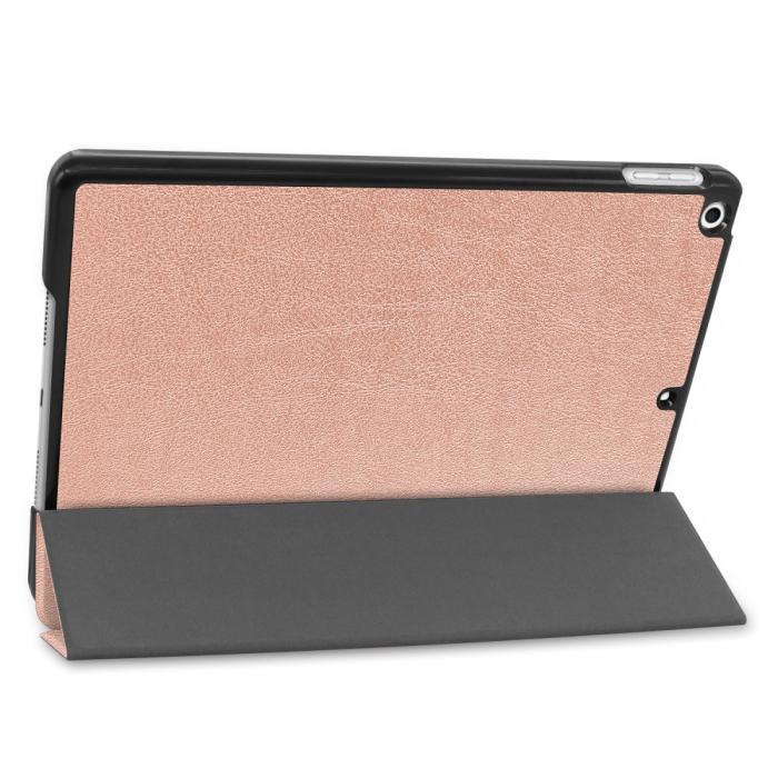 Bild 5,  iPad 10.2 2019/2020/2021 Fodral Tri-Fold Roséguld