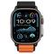 Spigen Spigen Apple Watch 42/44/45/46/49 mm Armband Svart/Orange