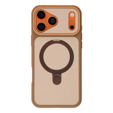  iPhone 18 Pro Max/17 Pro Max Skal MagSafe Stativ Brun