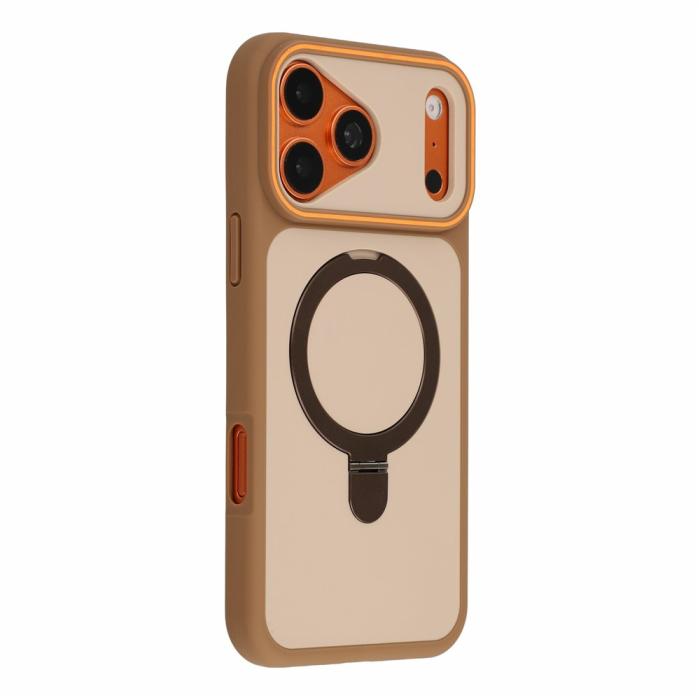 Bild 2,  iPhone 18 Pro Max/17 Pro Max Skal MagSafe Stativ Brun