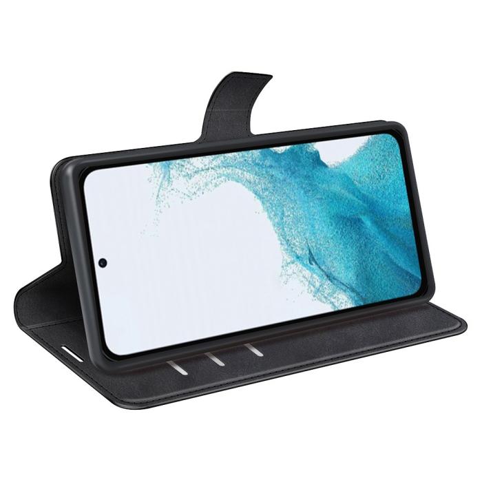 Bild 3,  Samsung Galaxy A54 5G Fodral Läder Svart
