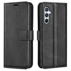  Samsung Galaxy A54 5G Fodral L&auml;der Svart