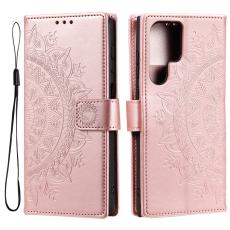  Samsung Galaxy S22 Ultra Fodral Mandala L&auml;der Ros&eacute;guld