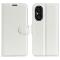  Sony Xperia 5 V Fodral Litchi Textur Vit