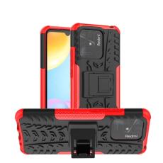  Xiaomi Redmi 10C Skal Ultimata St&ouml;tt&aring;ligt med St&ouml;d R&ouml;d