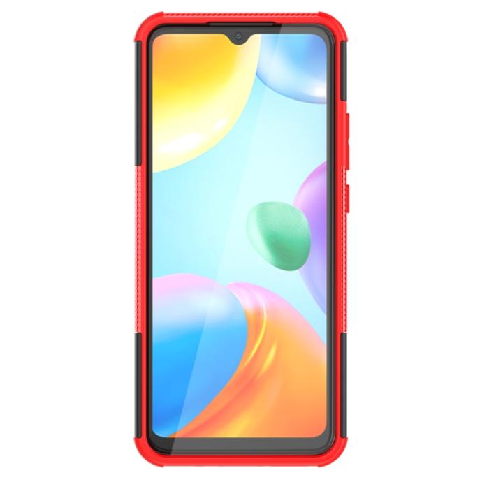 Bild 3,  Xiaomi Redmi 10C Skal Ultimata Stöttåligt med Stöd Röd