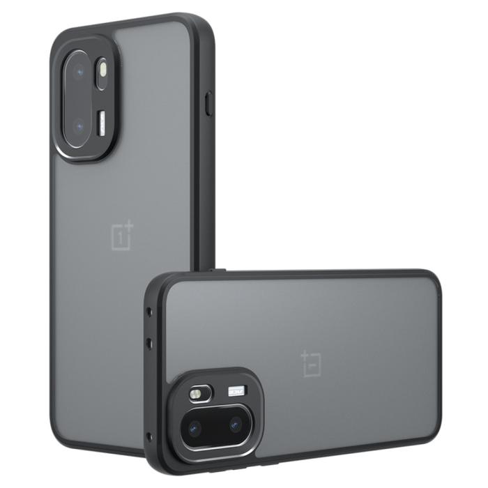 Bild 2,  OnePlus 15R Skal Hybrid Matt Transparent / Svart
