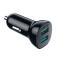 Choetech Choetech 12W 2.4A 2x USB-A Billaddare Svart
