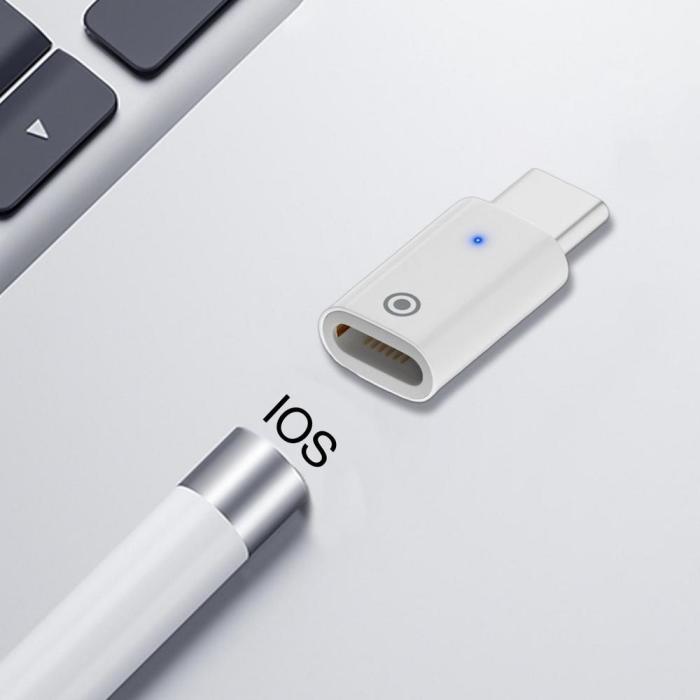 Bild 4,  Lightning Hona - USB-C Hane Adapter För Apple Pencil 1st Gen