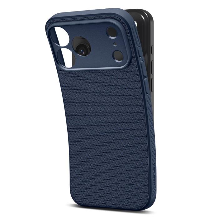 Bild 6, Spigen Spigen iPhone 17 Pro Skal Liquid Air Navy Blue