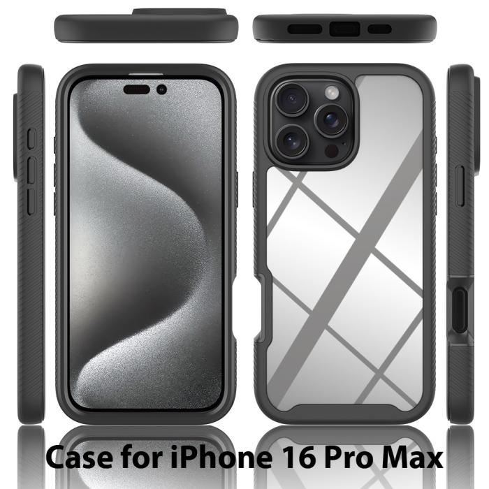 Bild 6,  iPhone 16 Pro Max Skal Hybrid Defence Svart