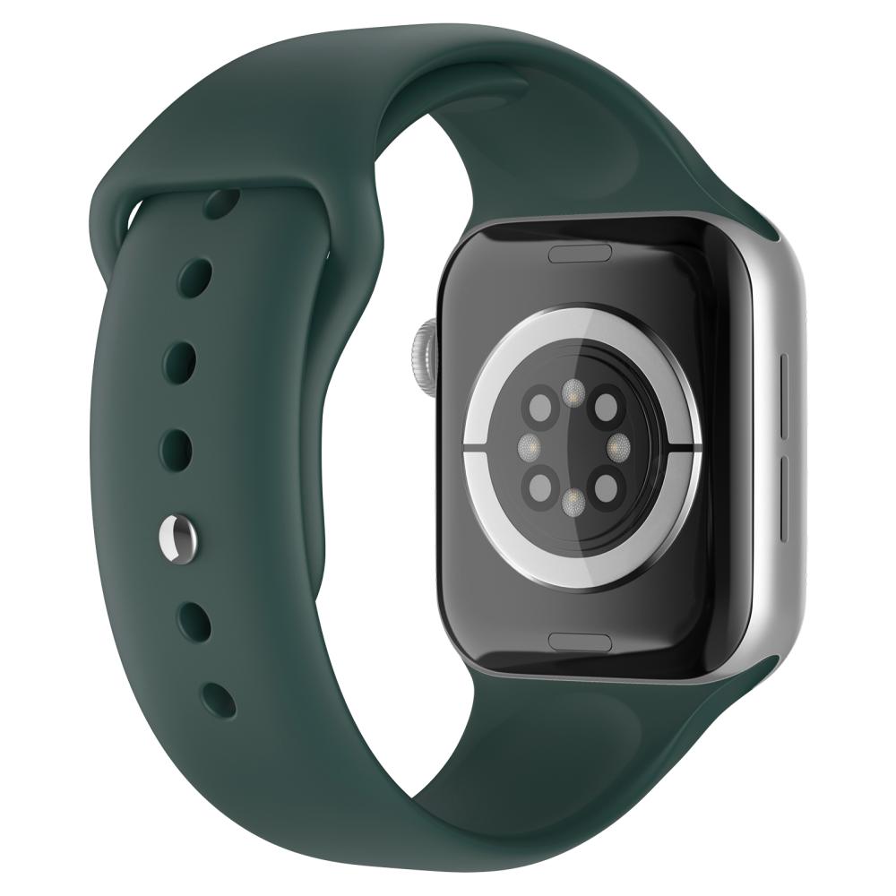 ColorPop Apple Watch 38/40/41/42 mm Silikon Armband (M/L) Mörk Grön