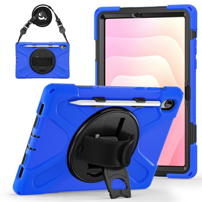 Bild 3,  Samsung Galaxy Tab S11 Skal Shockproof Hybrid Kickstand Blå