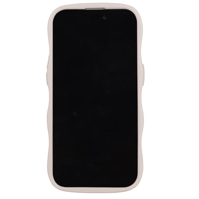 Bild 4, holdit holdit iPhone 15 Plus / 14 Plus Skal Wavy Light Beige Transparent