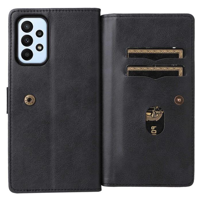 Bild 6,  Samsung Galaxy A23 5G Fodral Multifunktionell Svart