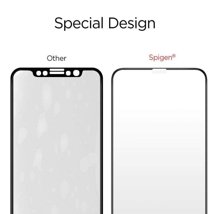 Bild 5, Spigen Spigen iPhone 11 Pro X / Xs Skärmskydd Glass FC Härdat Glas