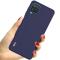 IMAK Samsung Galaxy A12 - IMAK Skin Touch Skal - Blå