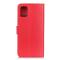  Samsung Galaxy A02s - Litchi Läder Fodral - Röd